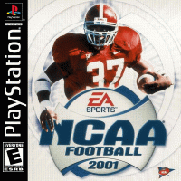 NCAA Football 2001 Playstation  box art